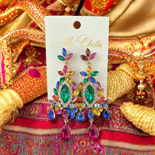 Multi-color Chandelier Earring